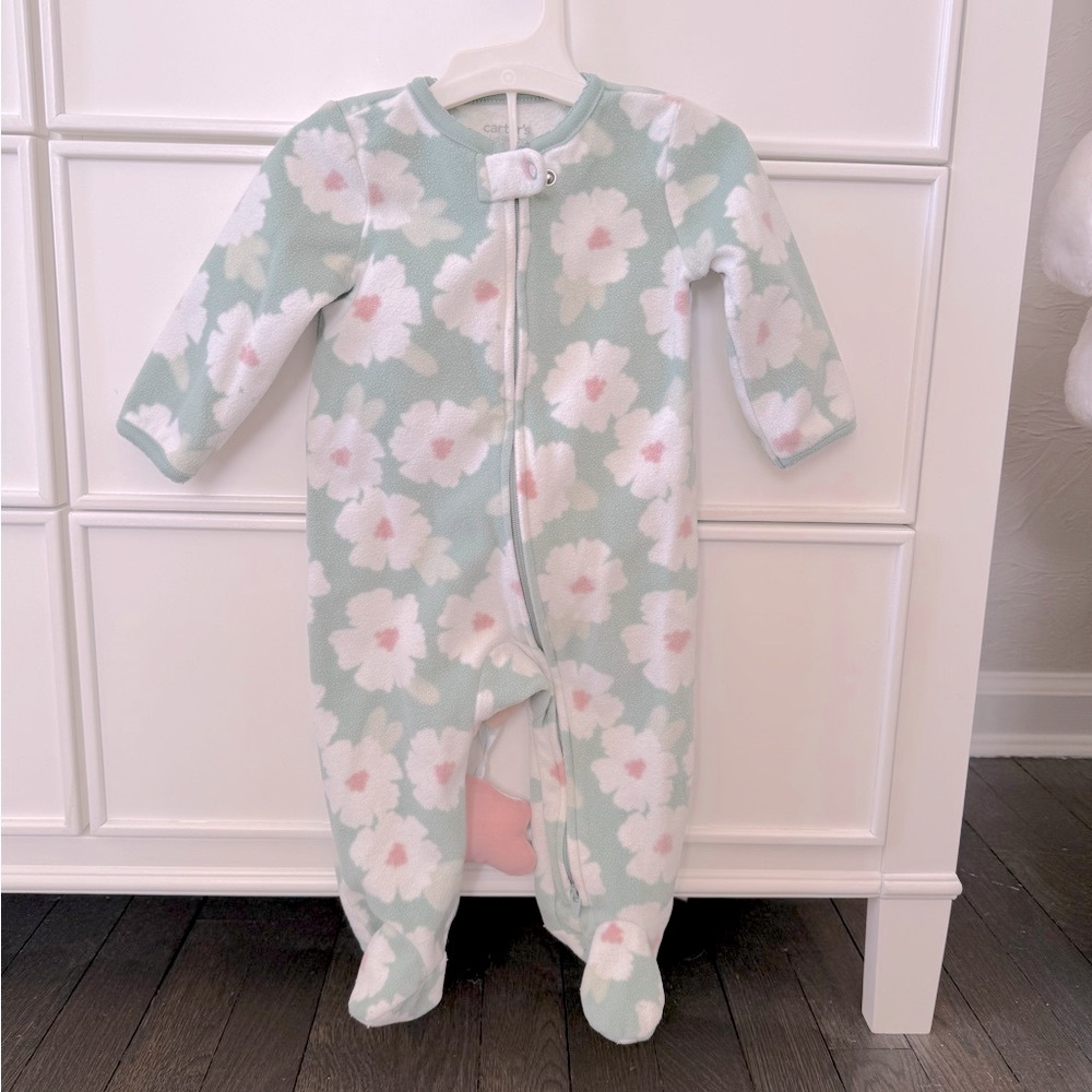 Carter's Floral Baby Onesie Pajamas